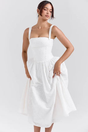 Vestido Midi Xadrez Modelador - Lauren
