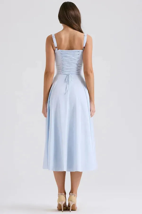 Vestido Midi Charlotte - Modelador de Cintura 2.0