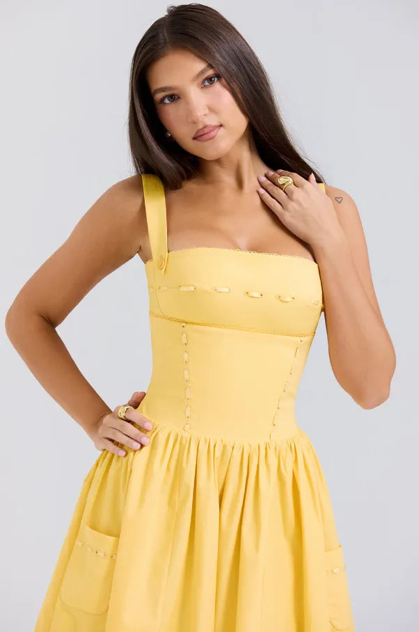 Vestido Midi Xadrez Modelador - Lauren